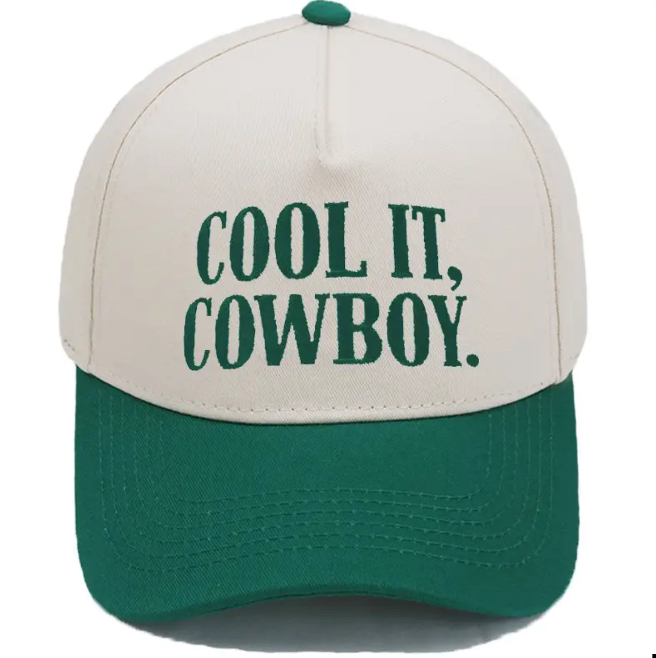 Cool It Cowboy Embroidered Hat