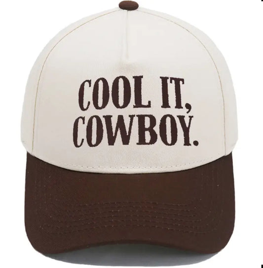 Cool It Cowboy Embroidered Hat