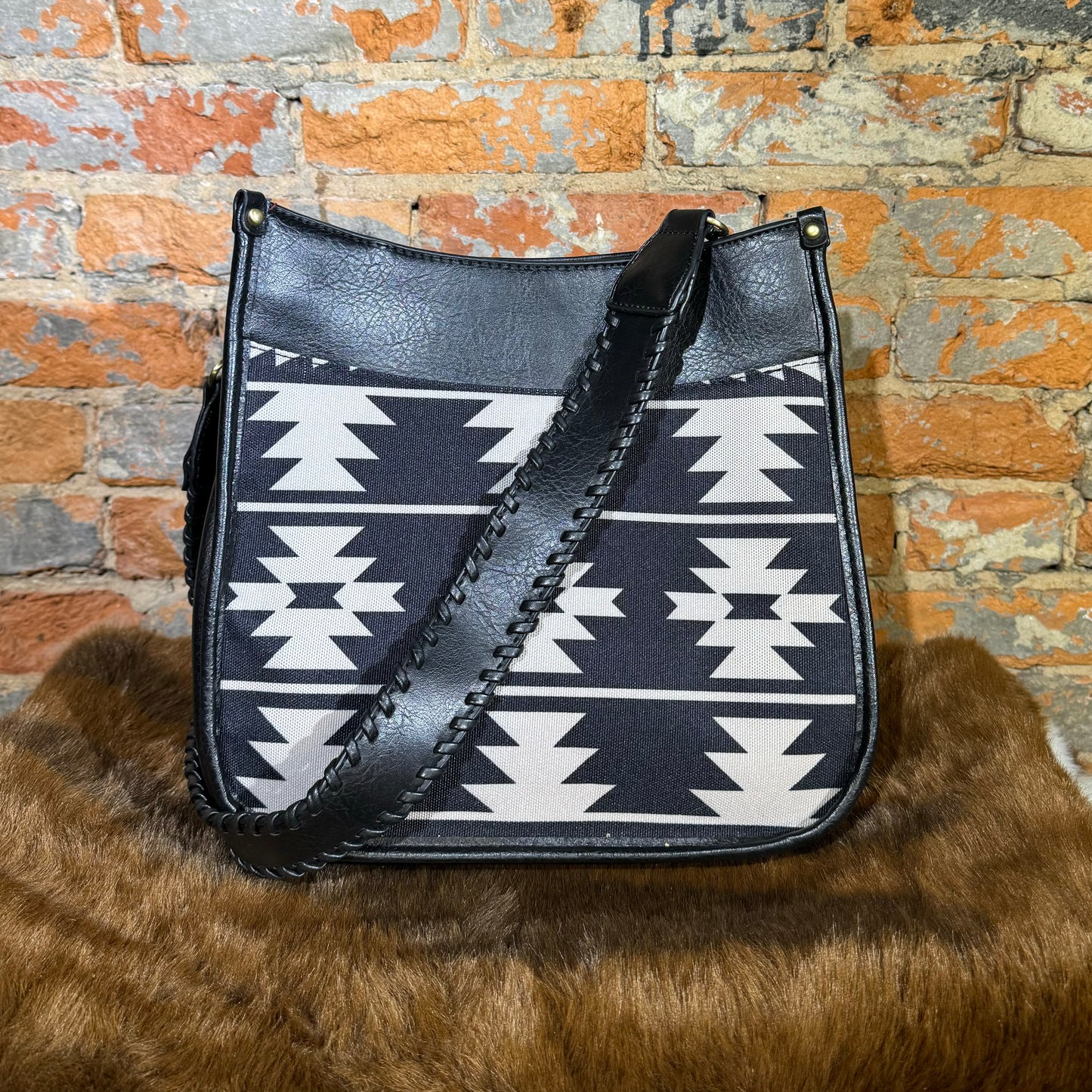 Black Aztec Purse