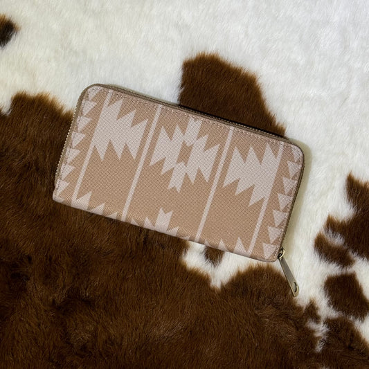 Tan Aztec Wallet