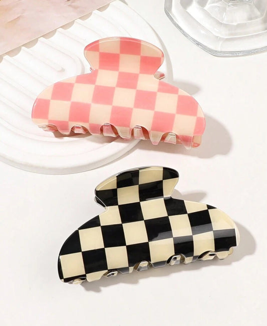 Checkered Claw Clip